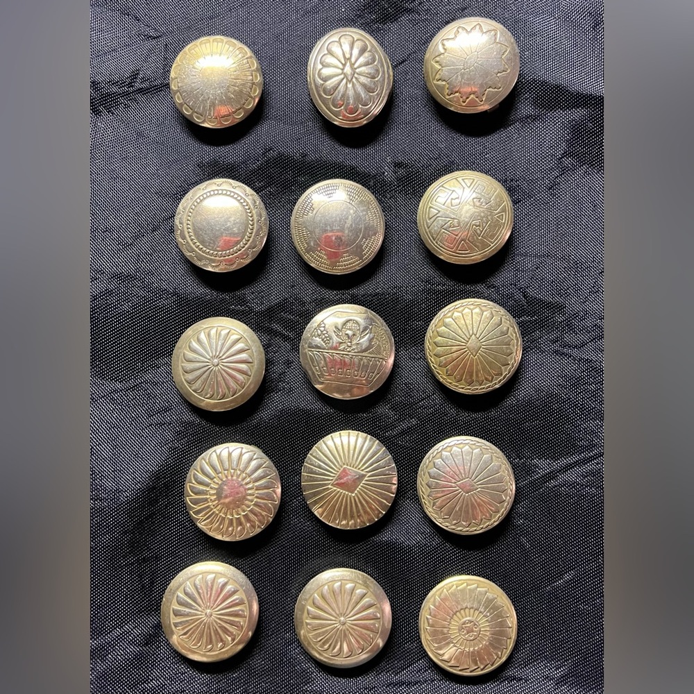 15 Silver Decorative Button Covers - image 5